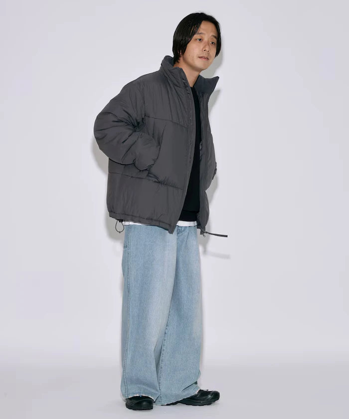PRIMALOFT PUFF JACKET / Primaloft Stand Collar Puff Jacket / Insulated Blouson