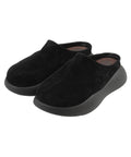 SUEDE PUFF SLIPONS