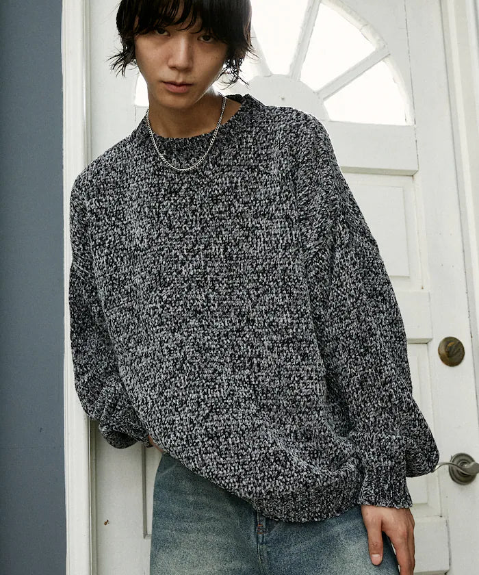 Mall Yarn Crew Neck Knit 【Limited Edition】