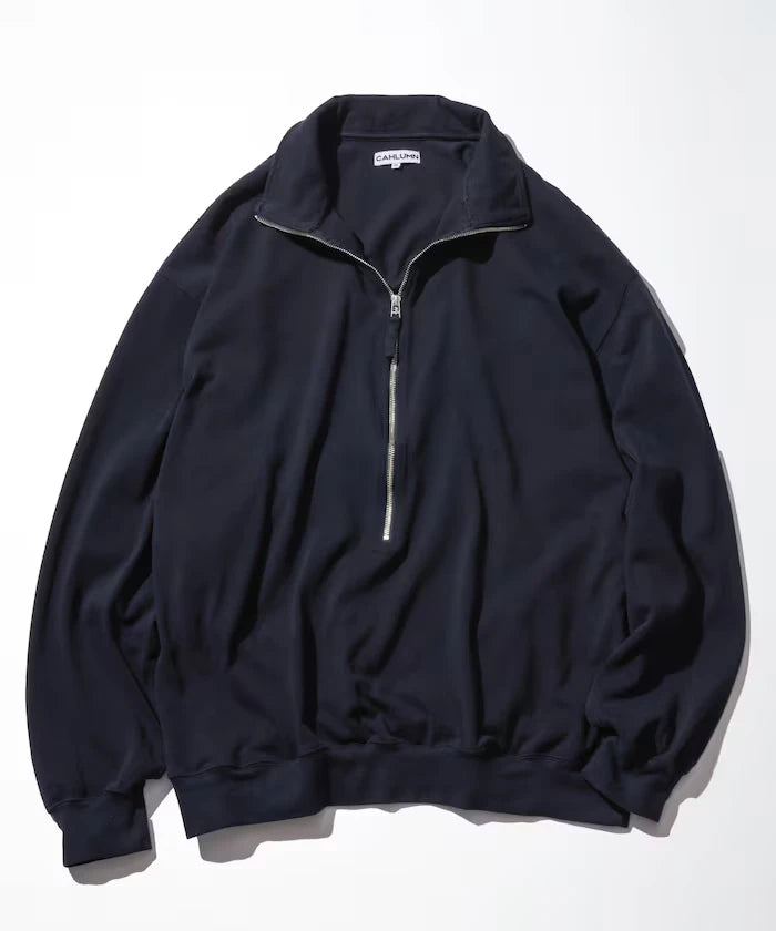 Heavy Weight Jersey 3/4-Zip Cadet Collar Shirt