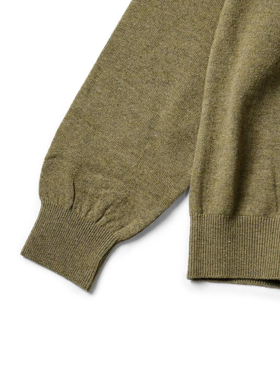 12G Wool High Neck Sweater (Lady Blue...)