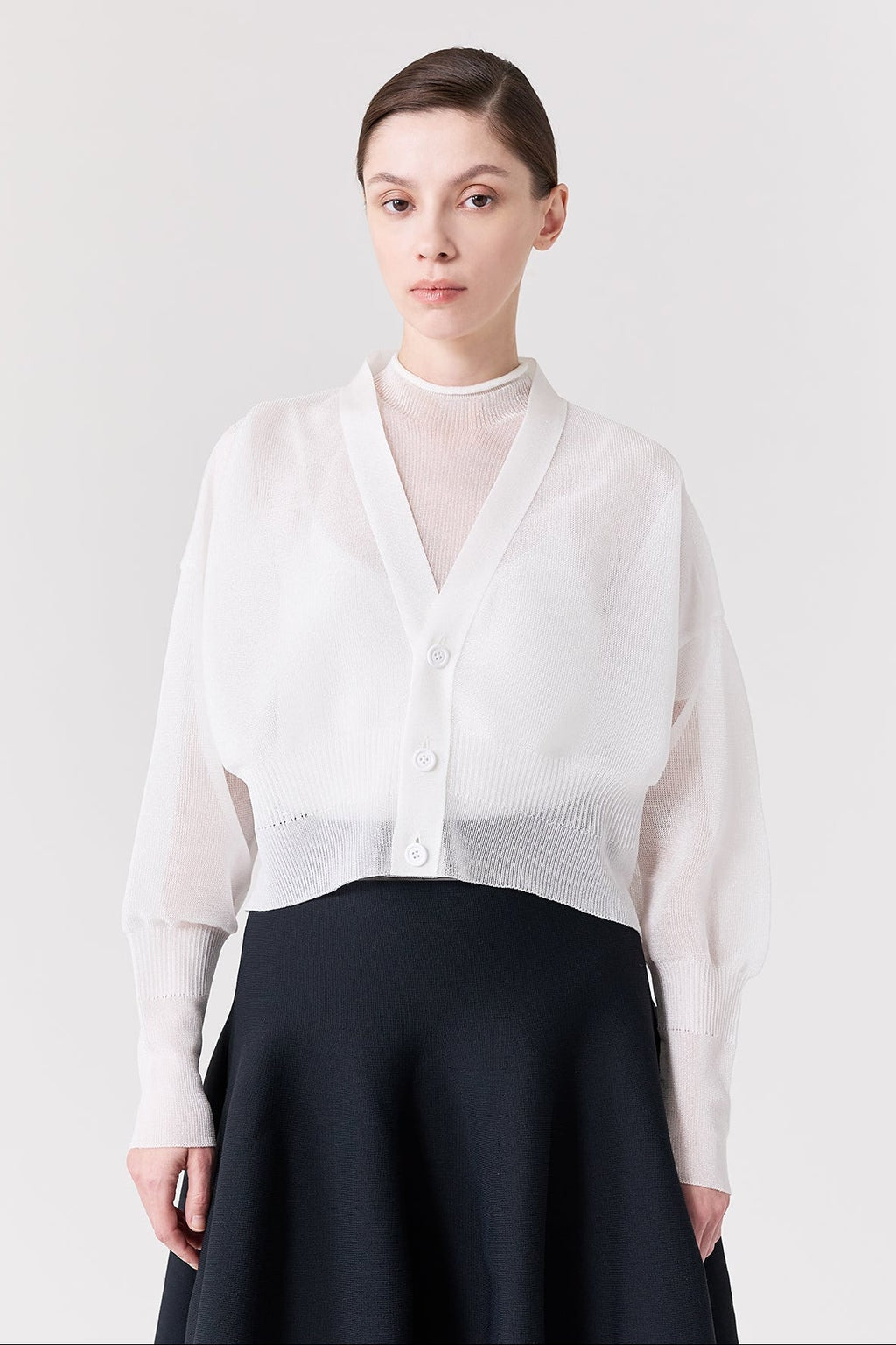 GARTER LUCENT CROPPED CARDIGAN