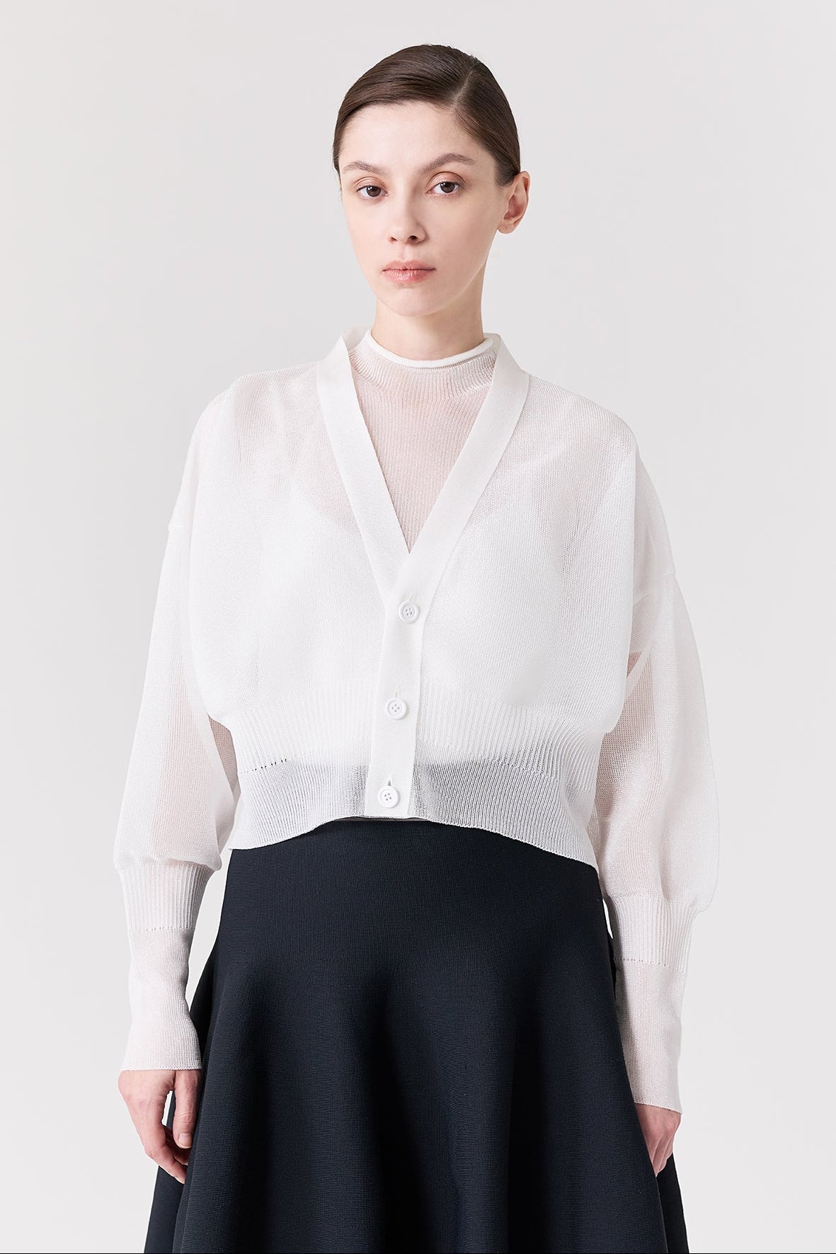 GARTER LUCENT CROPPED CARDIGAN