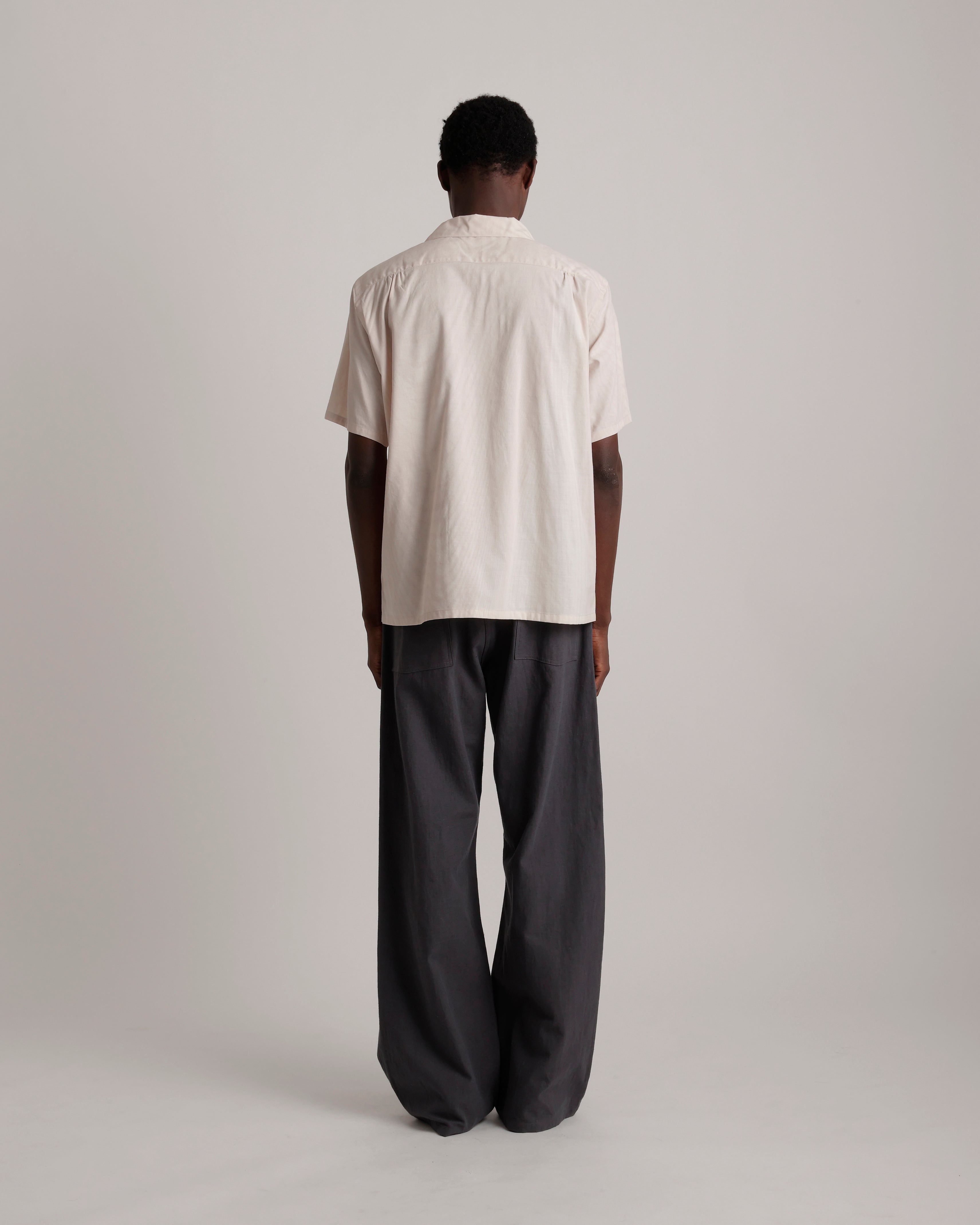 LOT.113 OPEN COLLAR SHIRT
