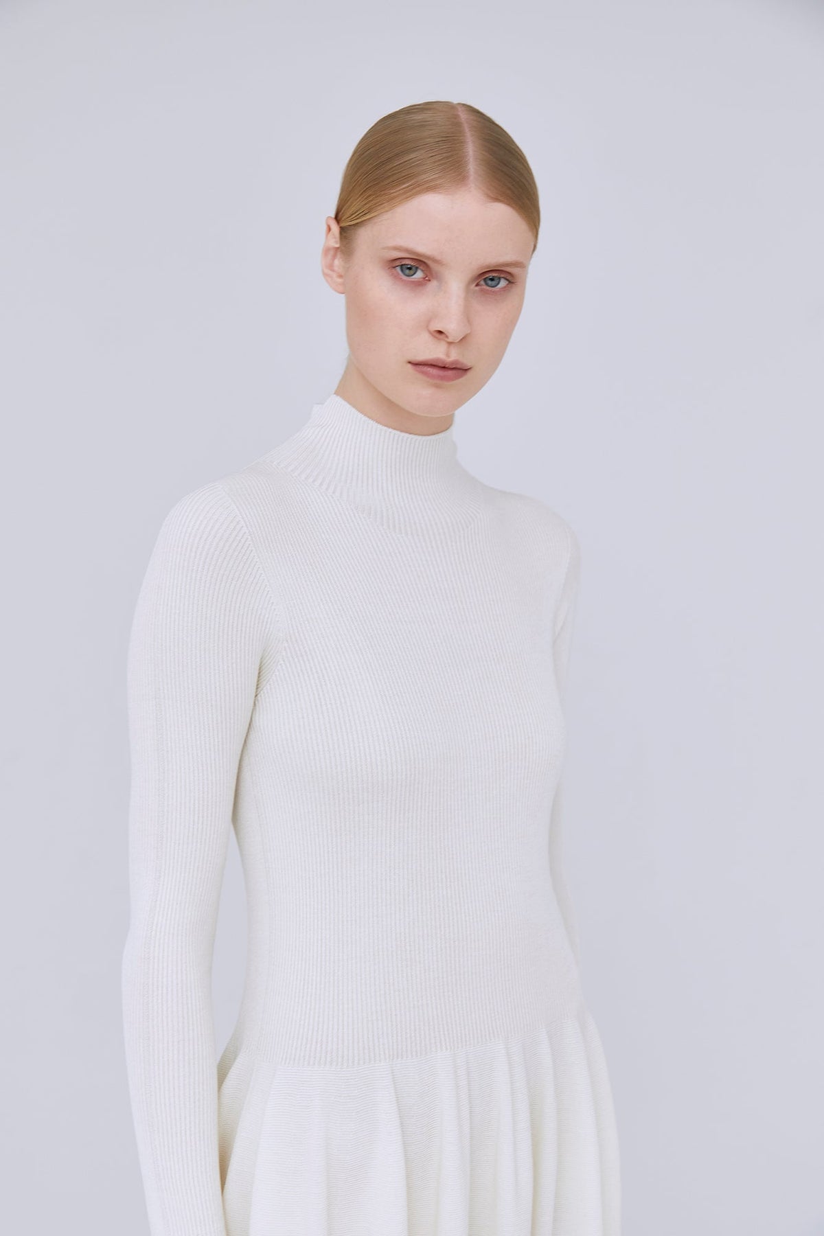 SILK LONG SLEEVE DRESS