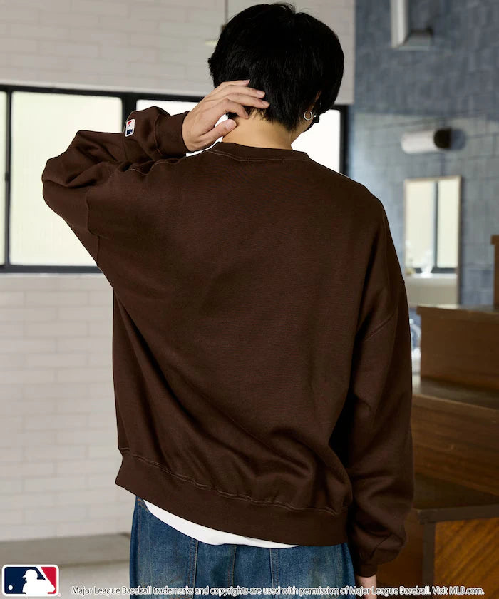 Custom MLB Fleece Crewneck Logo Sweatshirt Limited Edition
