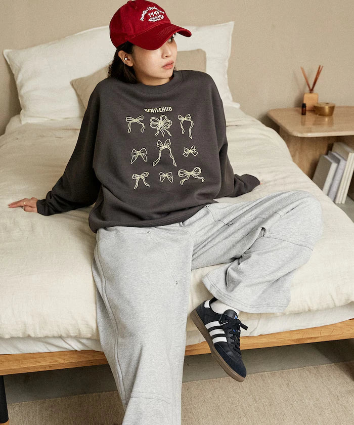 Ribbon Embroidery Crew Sweat Limited Edition