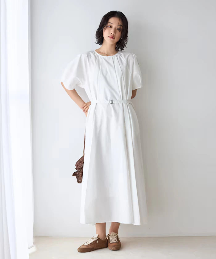 Balloon Sleeve 2WAY Dress / 5 Minute Sleeve