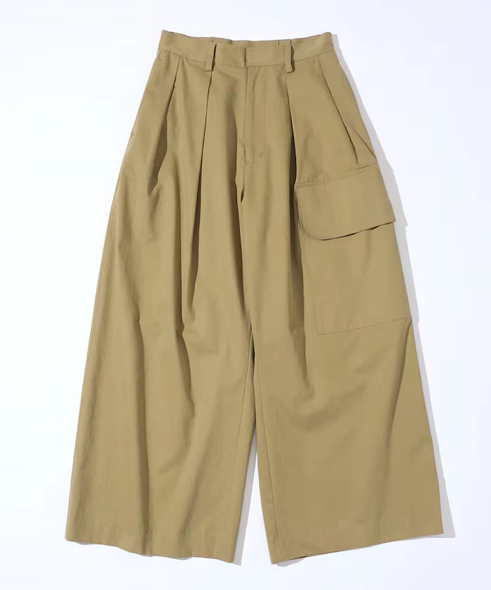 High Count Chino Wide Pants