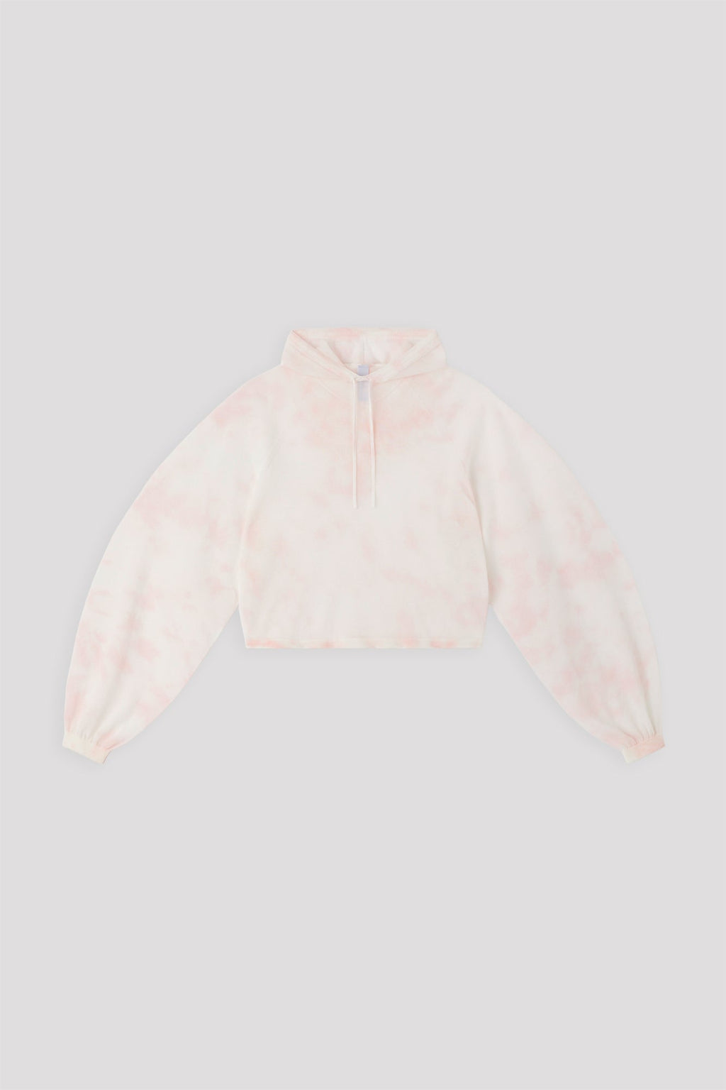 DYEING TC LUCENT CROPPED HOODIE