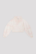 DYEING TC LUCENT CROPPED HOODIE