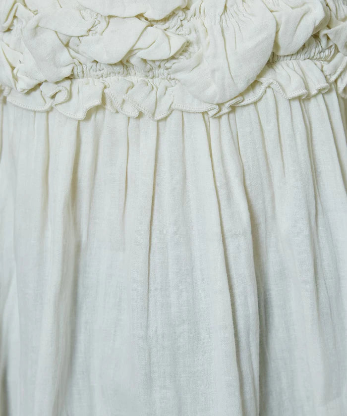 Double Gauze Gathered Camisole Blouse Limited Edition