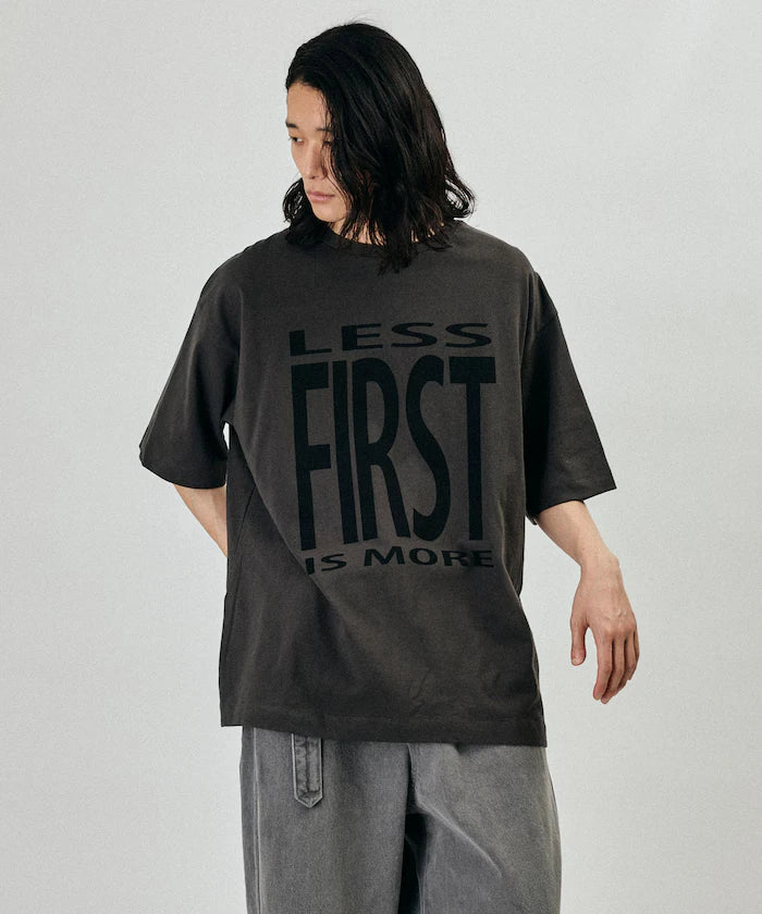 6 Ounce Front Logo Print Crew Neck T-Shirt / Print T-Shirt PRINT BIG FIRST