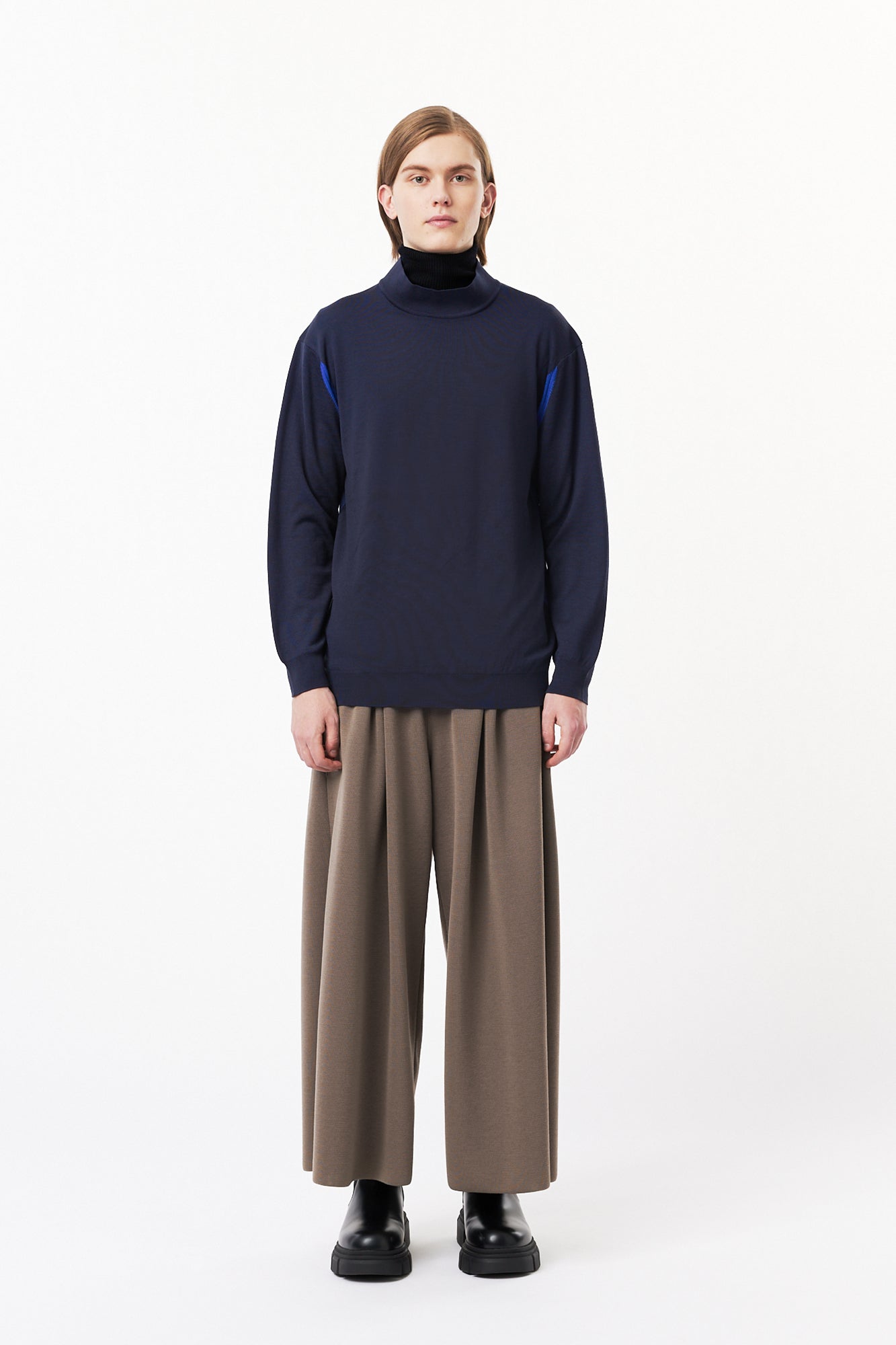 DF WOOL MOCKNECK PULLOVER