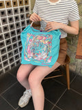 Feather(羽柄）M#36 L/BLUE-301064