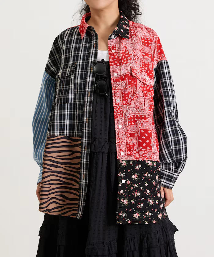 Patchwork Big Shirt