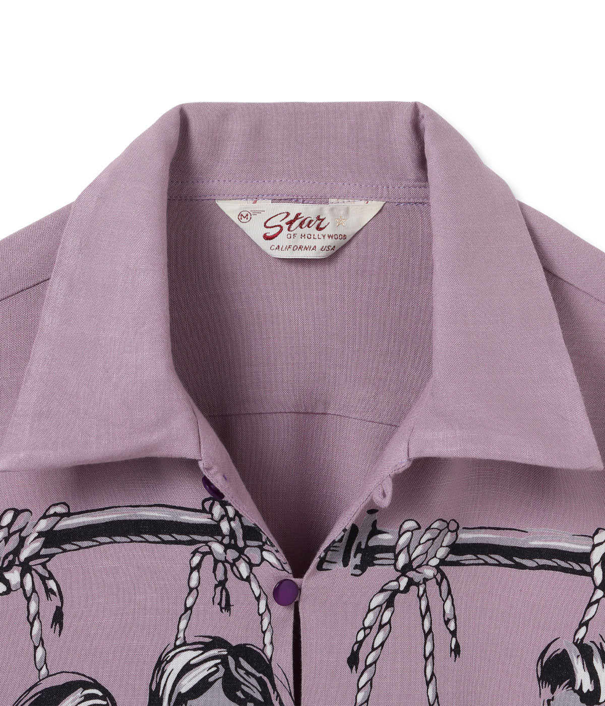 Hopsack Rayon Pullover Shirt "Shrunken Head"