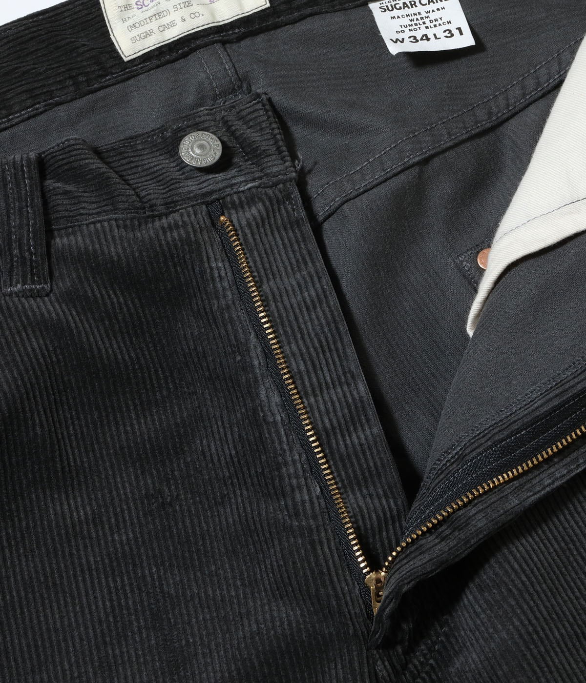 9W CORDUROY 5POCKET PANTS PIGMENT DYED