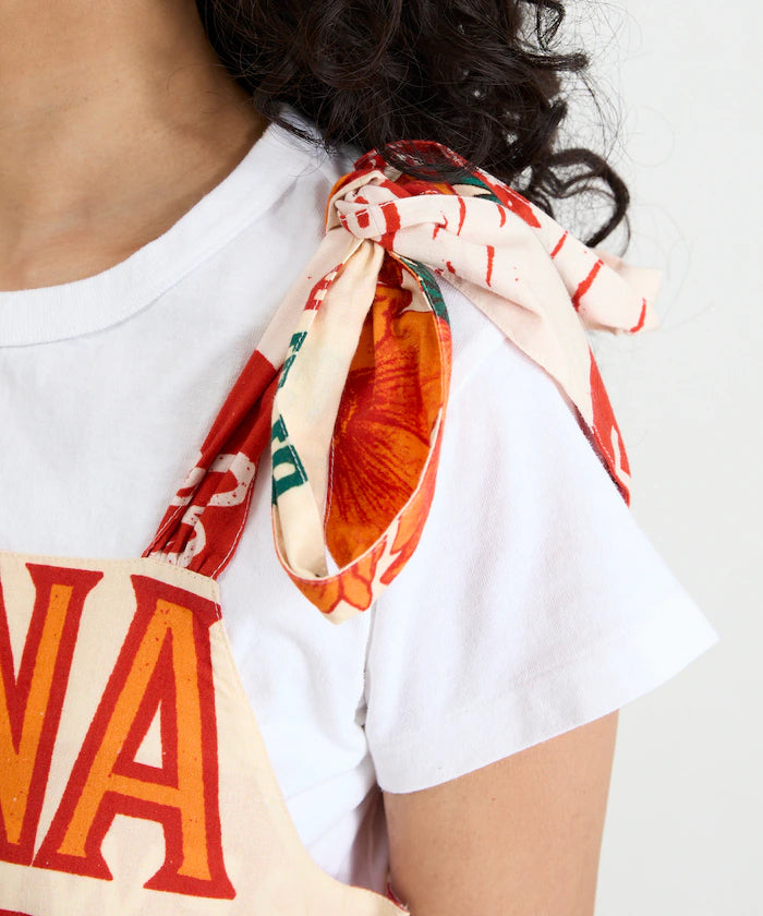 India FEEDBAG Print Shoulder Ribbon Camisole Dress