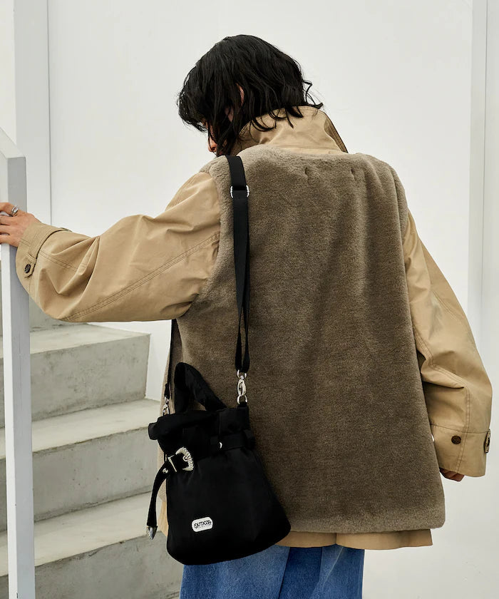 Multiway Boa Vest Coat