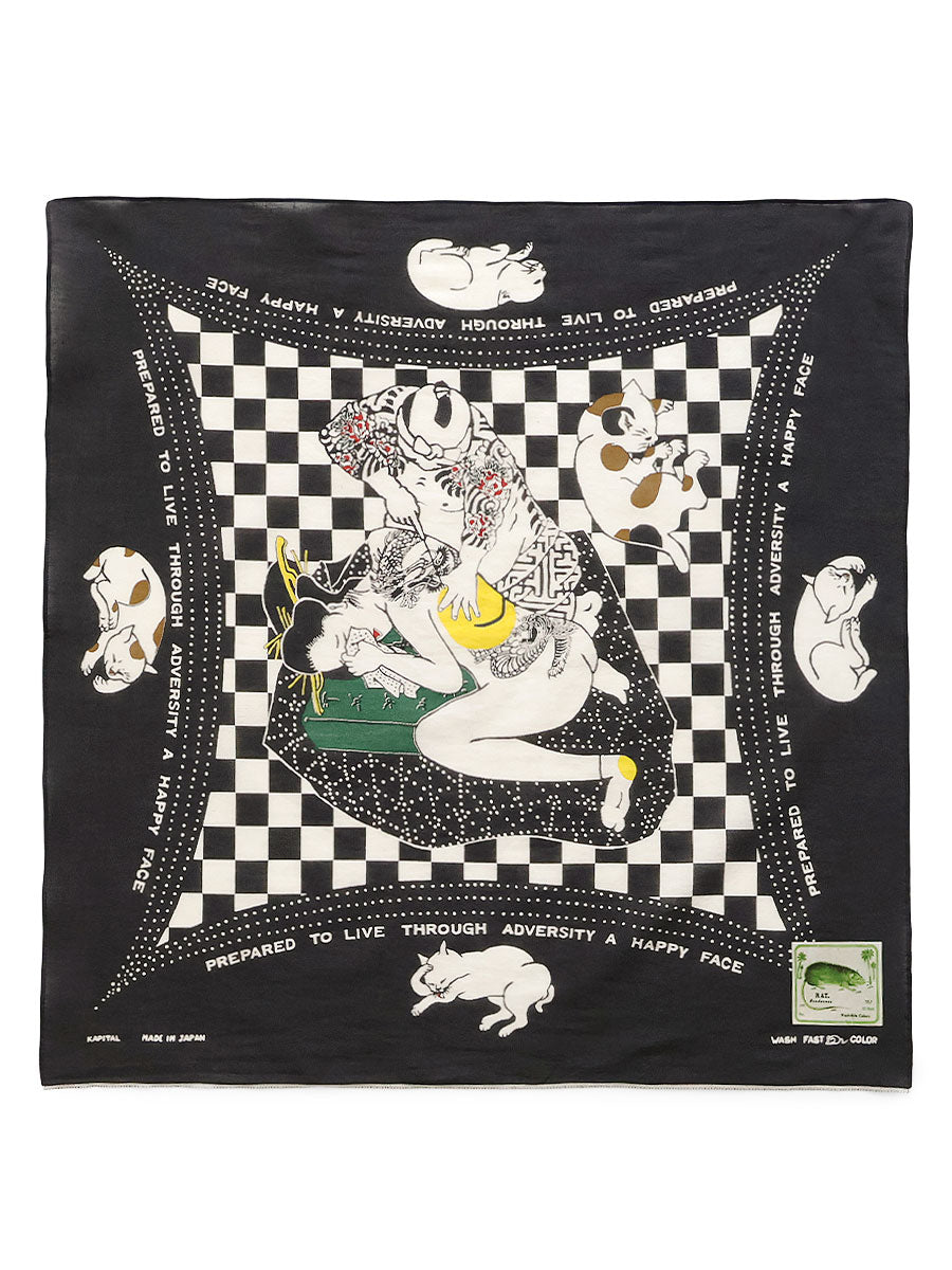 fastcolor selvage bandana (RAINBOWY NO WOMAN...