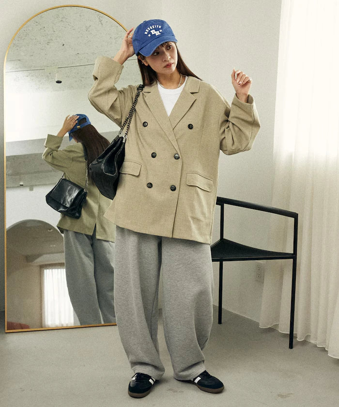 Brushed Back Sweat Curve Pants Limited Edition