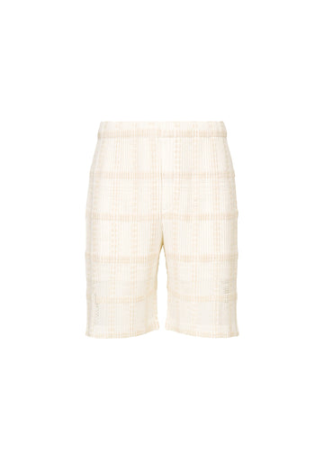 Lace Grid Pleats