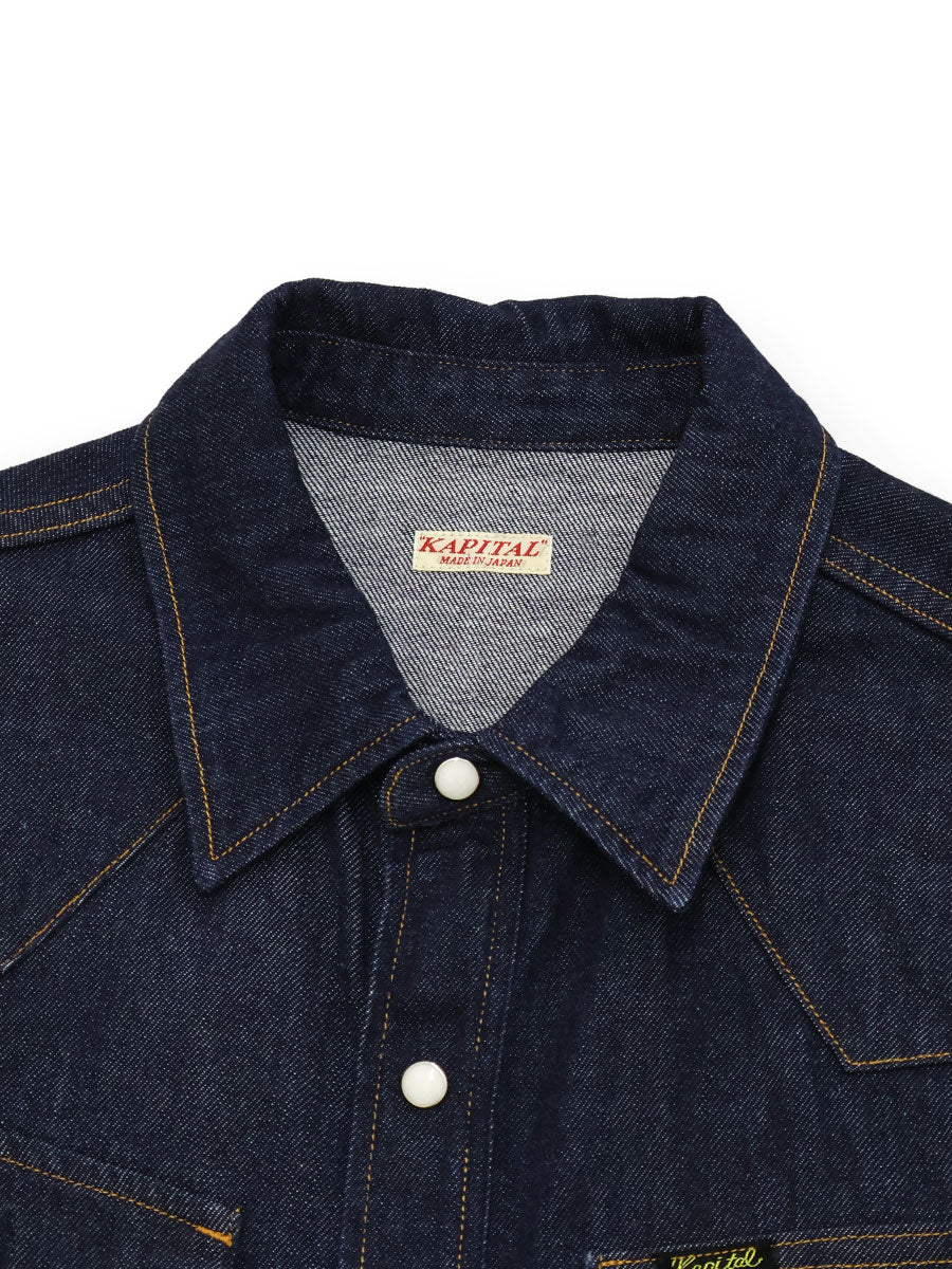 8oz Denim Western Shirt