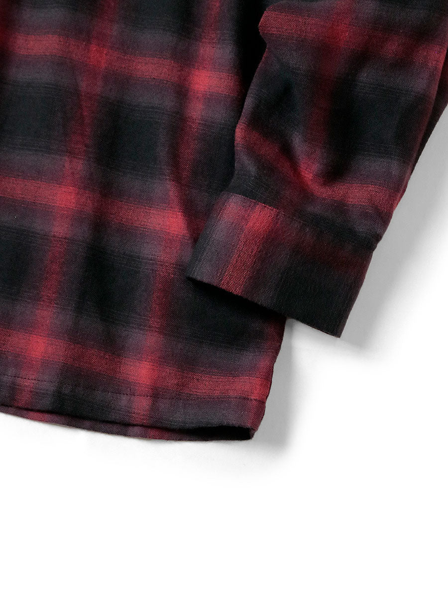 Cotton Rayon Shadow Check Langue Color Bow...
