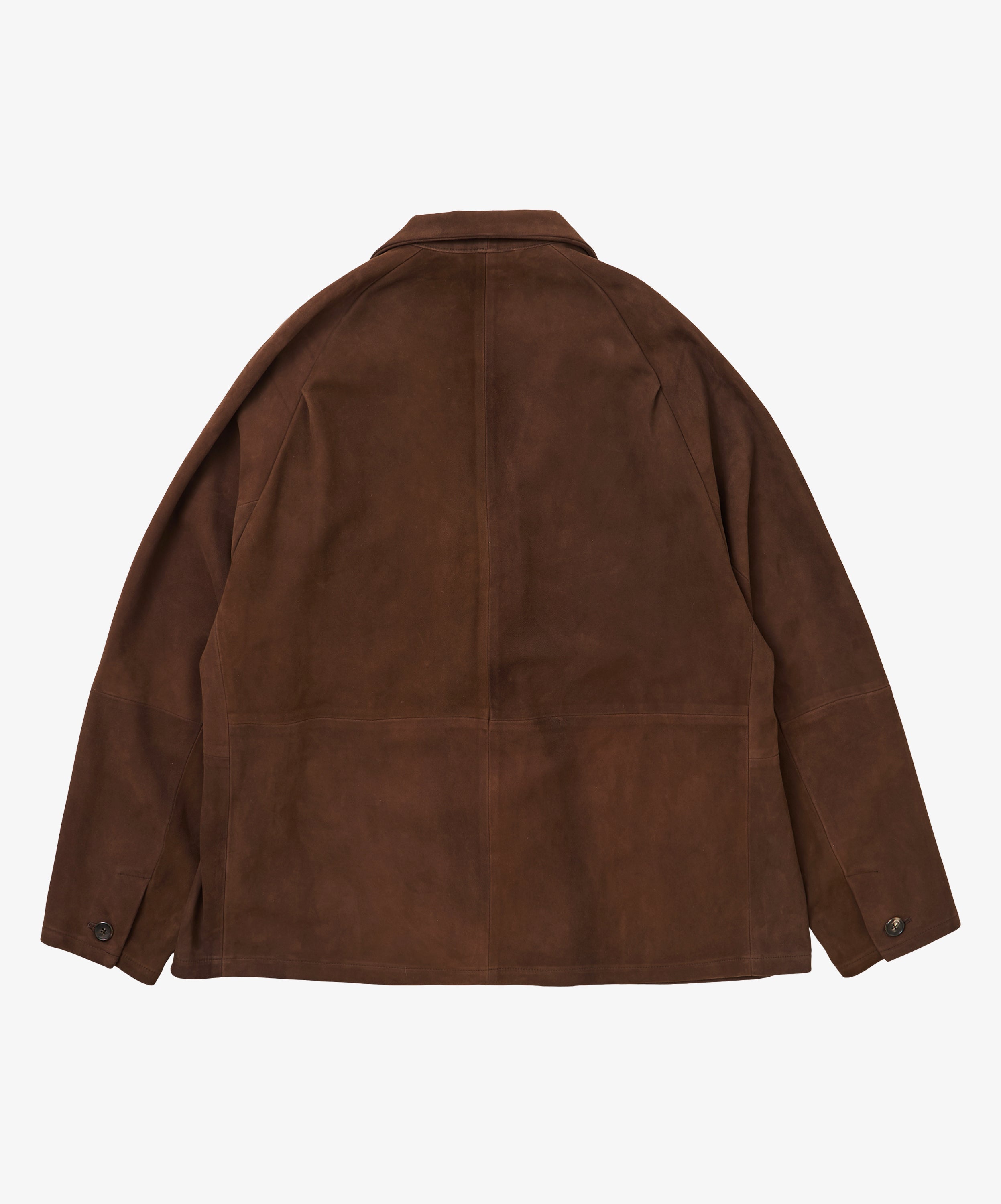 veste two button sheepskin brown