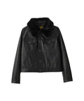 HYSTERIC ROLLERS Patch Short Leather Blouson