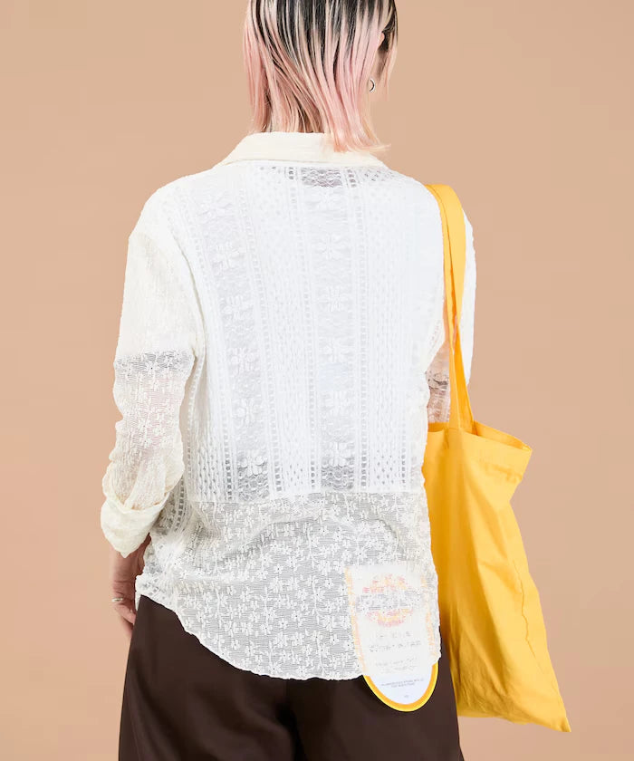 Floral Cut Lace Shirt