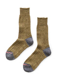 96 Piece Linen Jacquard Kuba Pattern Socks