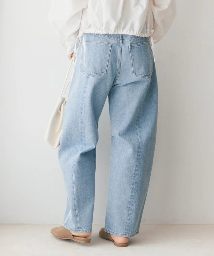 Side Fringe Curve Denim
