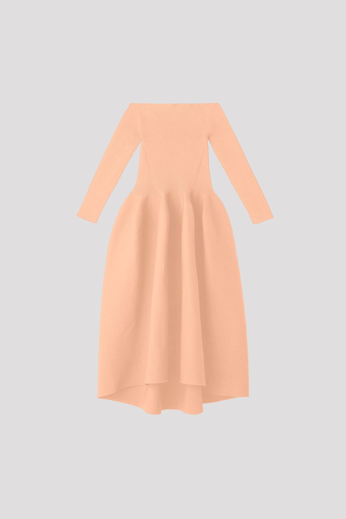 POTTERY HS OFF SHOULDER LONG SLEEVE DRESS