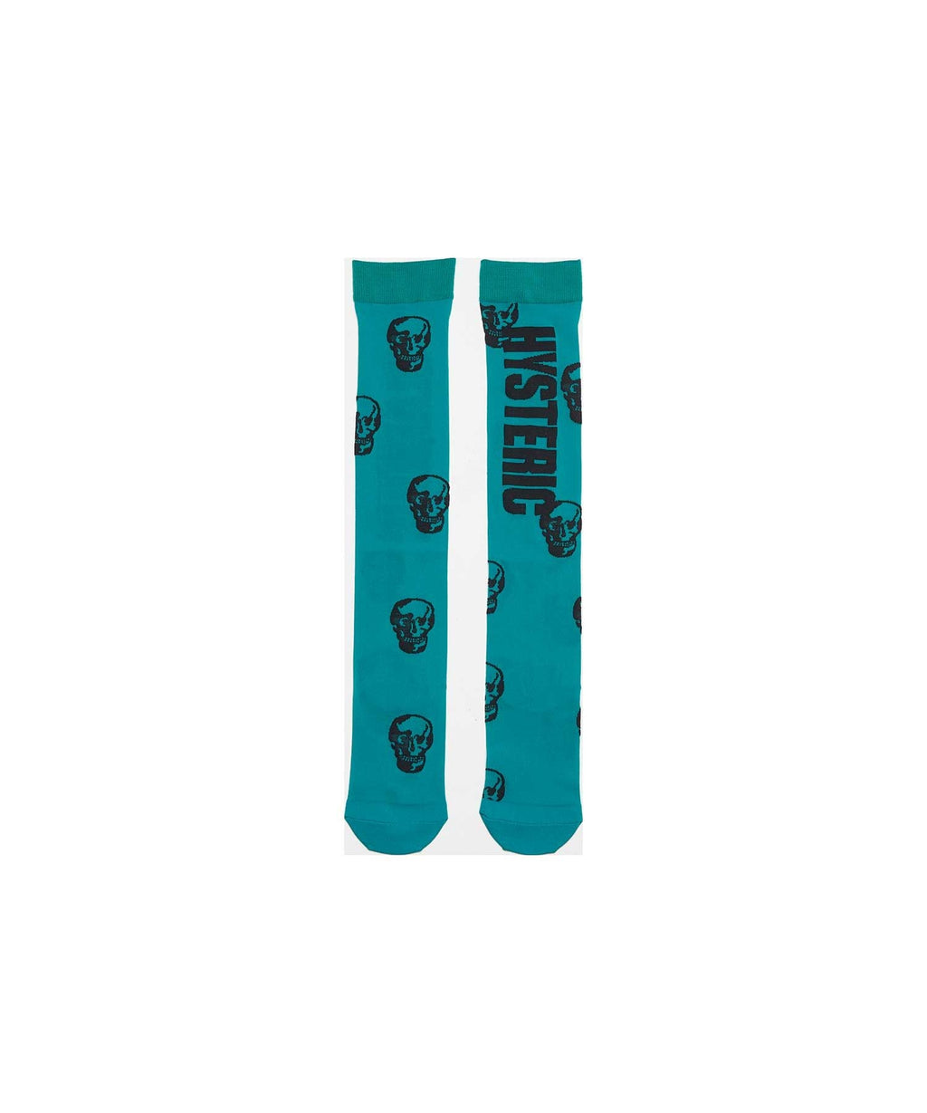 SKULL Sheer High Socks