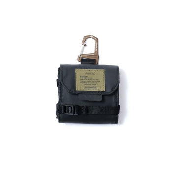 NYLON POLYCARBONATE PACKABLE DRINK HOLDER BLACK