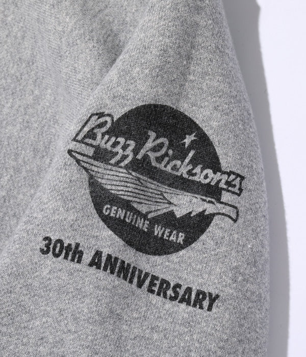 BUZZ RICKSON'S 30th ANNIVERSARY MODEL HORIZONTAL KNITTING HEAVY WEIGHT SWEAT SHIRT