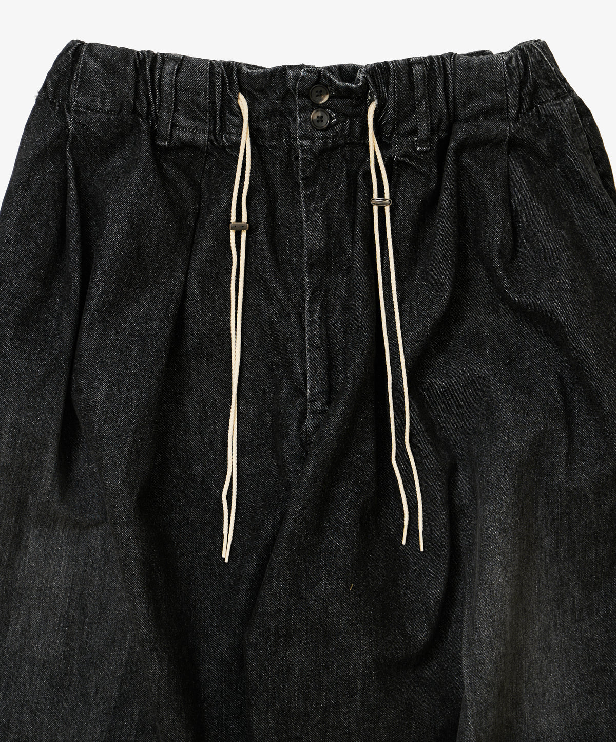 circular pants black denim damaged