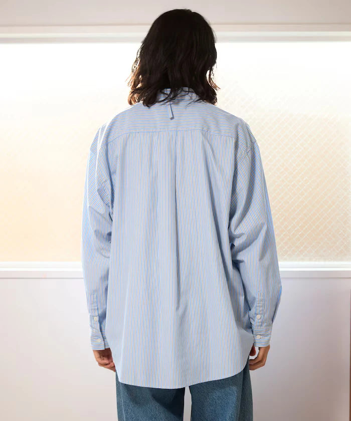 <New Color Added> Relaxed Fit Broad Shirt / Regular Collar / Long Sleeve