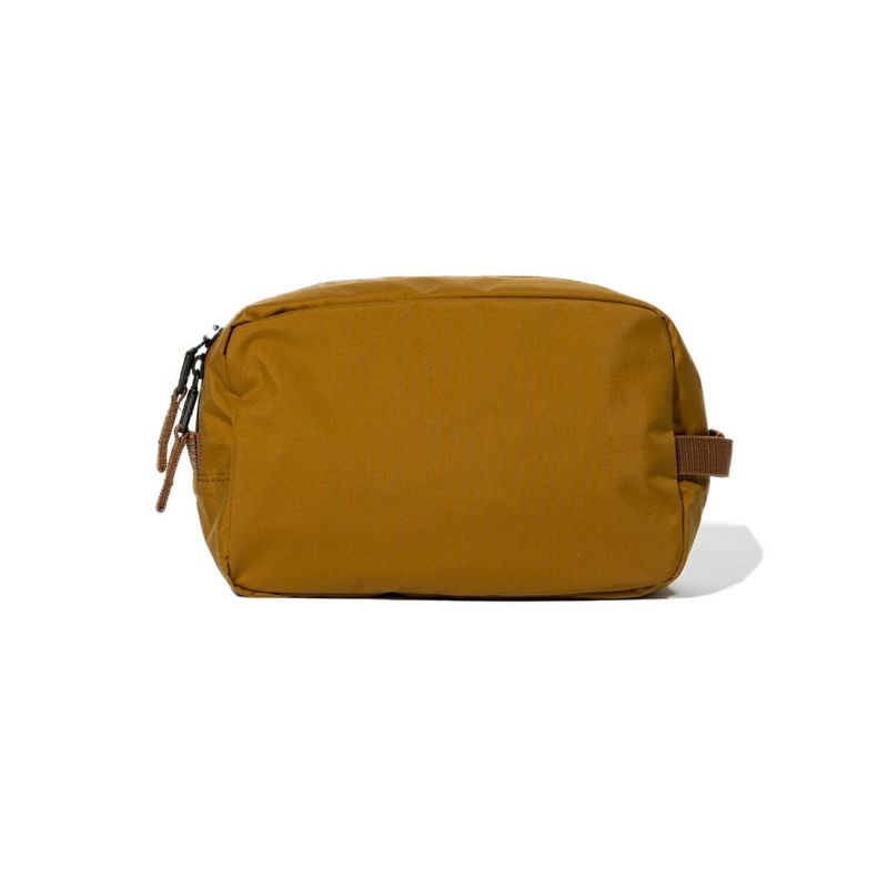 WATER PROOF ROUND POUCH/CAMEL