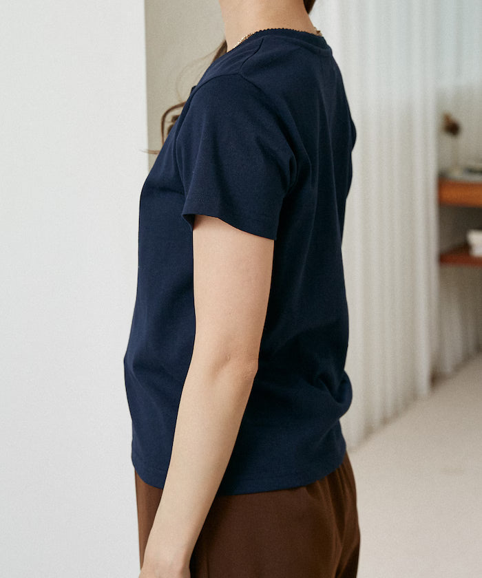 Picot Race Henry Neck T-Shirt Limited Edition