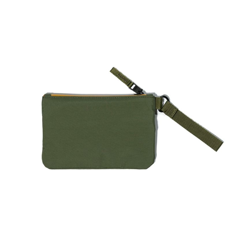 WATER PROOF FLAT POUCH Ssize/KHAKI