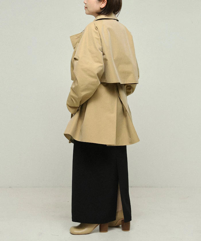 T/C Chambray Short Trench Coat