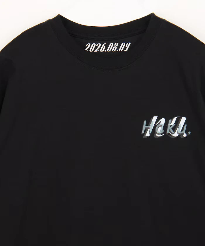Haku. × FREAK'S STORE Multi-Function Back Print Crew Neck T-Shirt