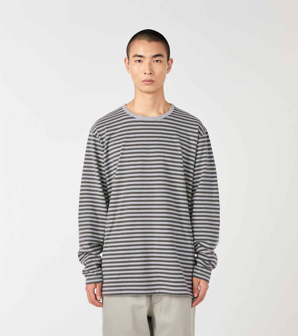 COOLMAX Stripe Jersey L/S Tee