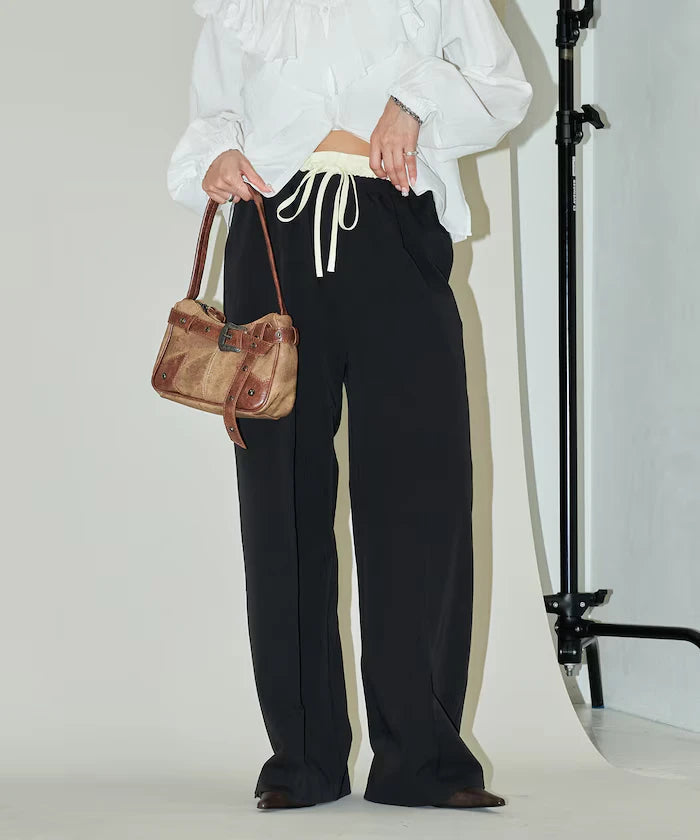 West Shearing Panel Easy Slacks Pants Limited Edition