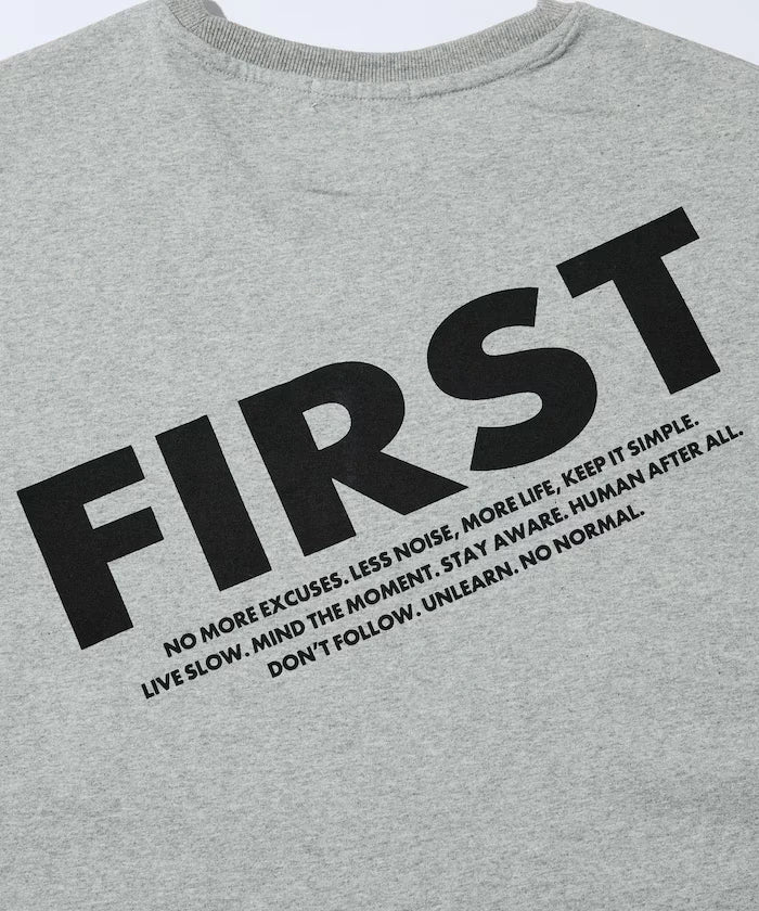 6 Ounce Front Logo Print Crew Neck T-Shirt / Back Print T-Shirt PRINT FRESH FIRST