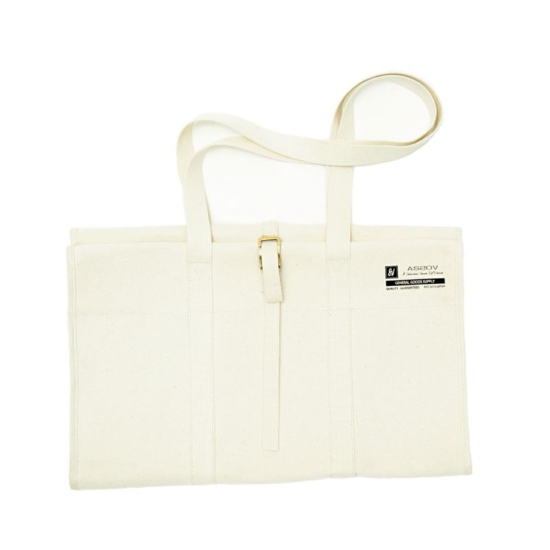 ALBERTON CANVAS FIRE WOOD BAG/IVORY
