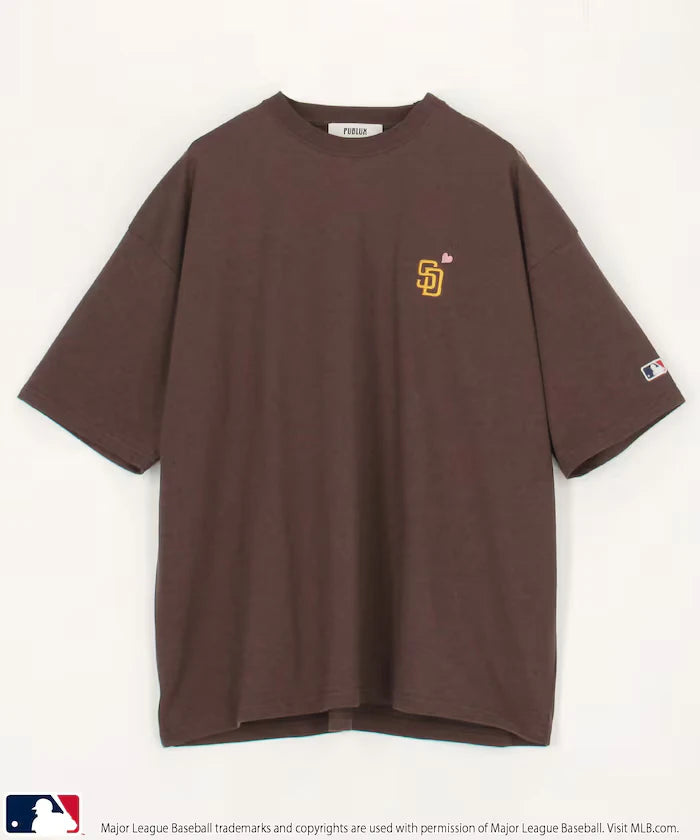 MLB Back Print Heart T-Shirt